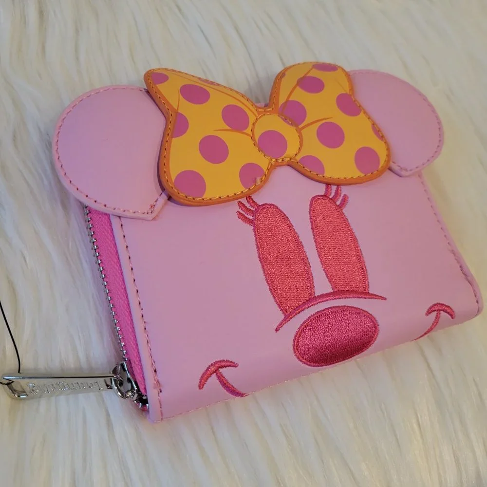 Disney Loungefly Ghost Minnie Mouse Wallet